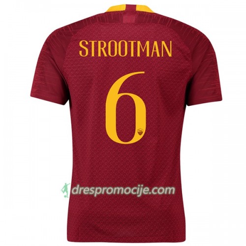 AS Roma Dres Strootman 6 Domaći 2018/19 Kratkih Rukava AS Roma Dres Strootman 6 Domaći 2018/19 Kratkih Rukava